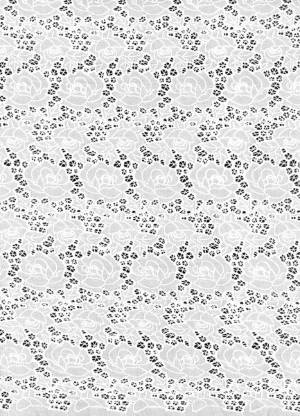 EMB COTTON - WHITE